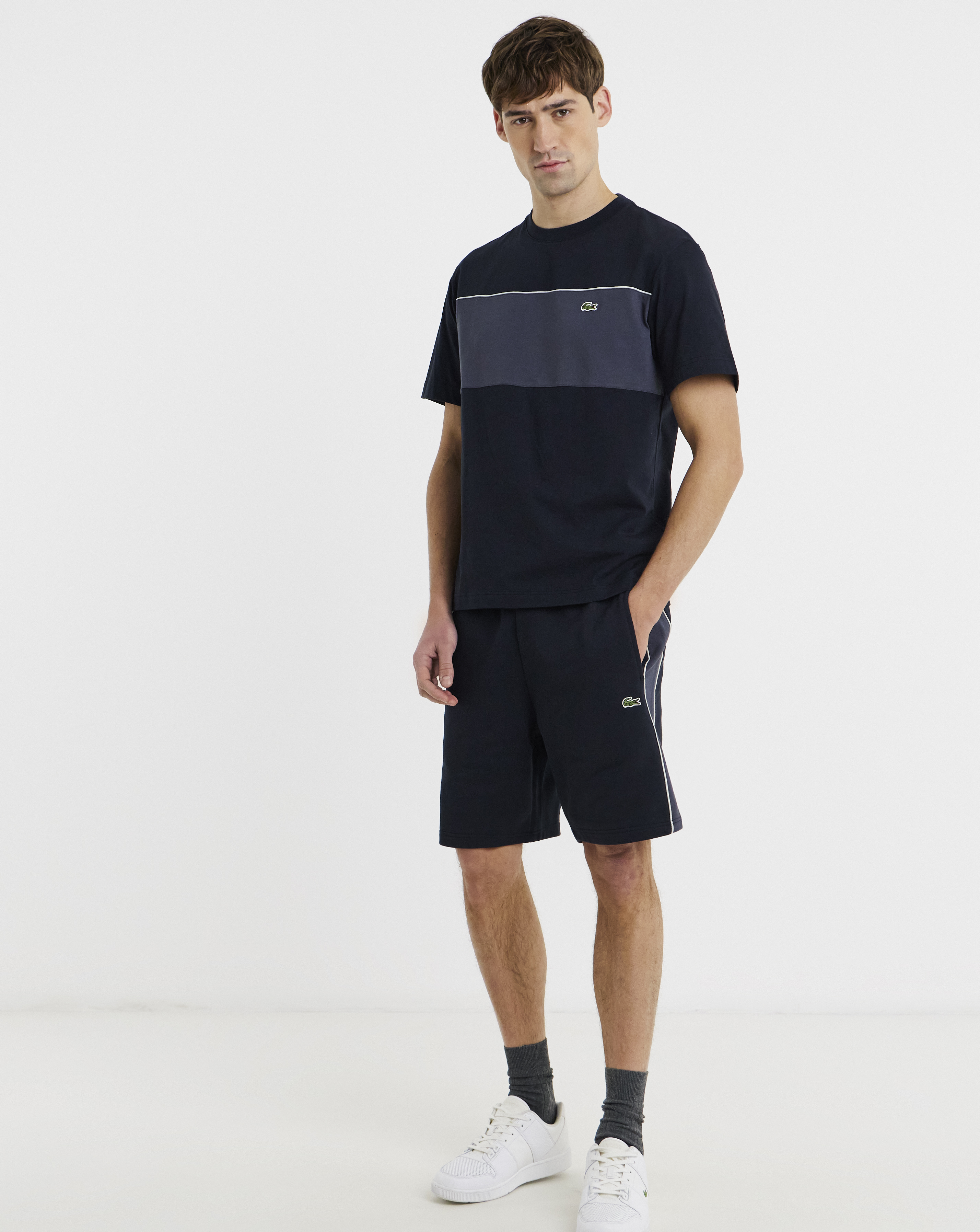 Lacoste Colourblock Sweat Shorts