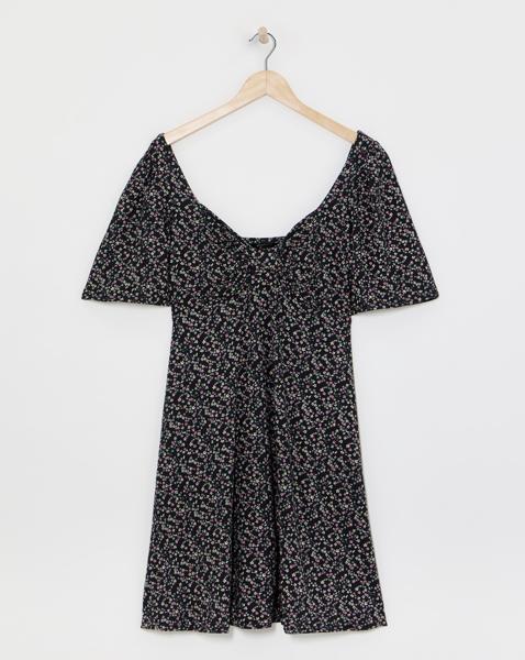 Ditsy Print Supersoft Skater Dress