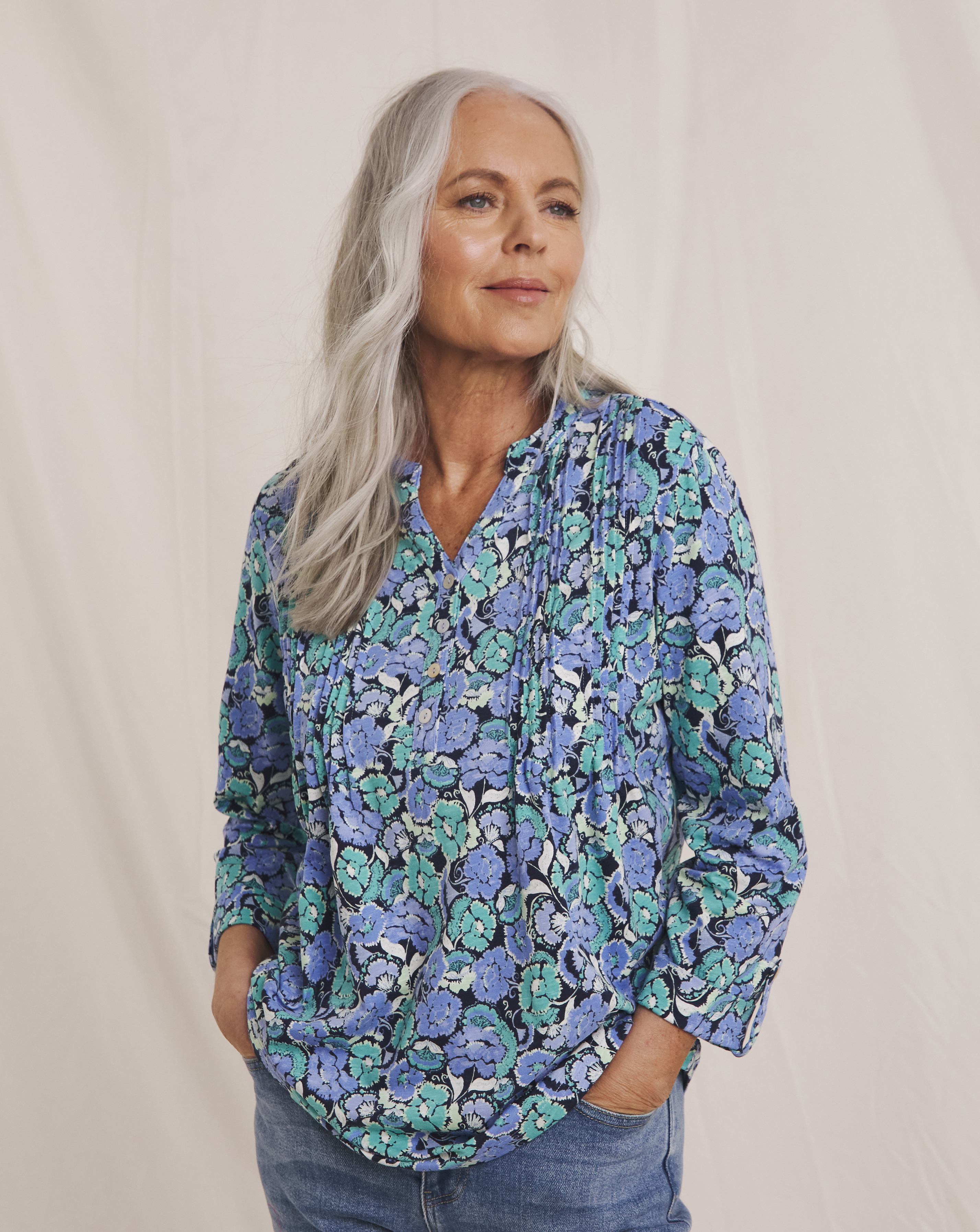 Julipa Pure Cotton Pintuck Top