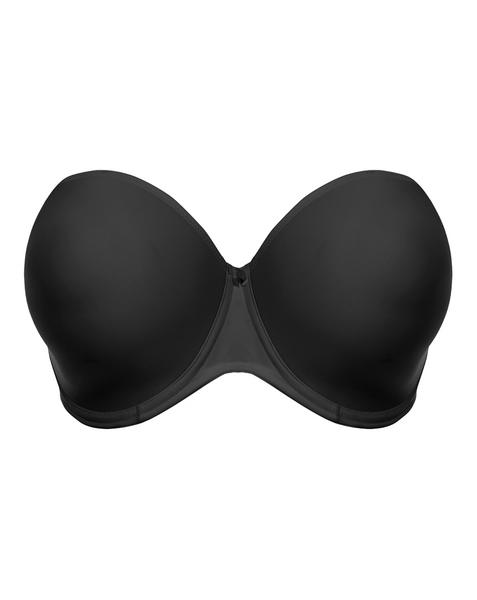 Elomi Smooth Strapless Bra Black