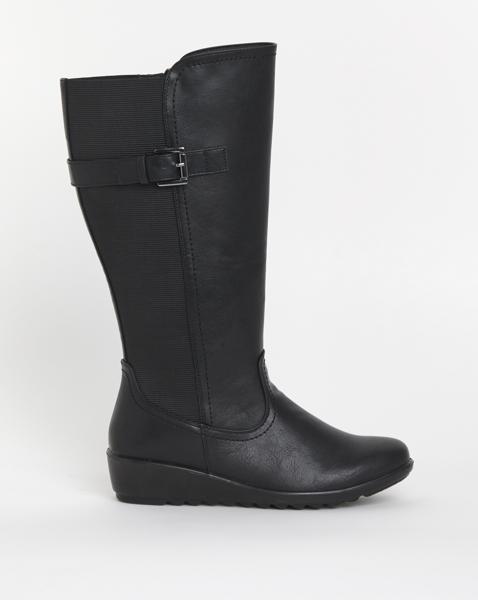 Cushion Walk Stretch High Leg Boot EEE