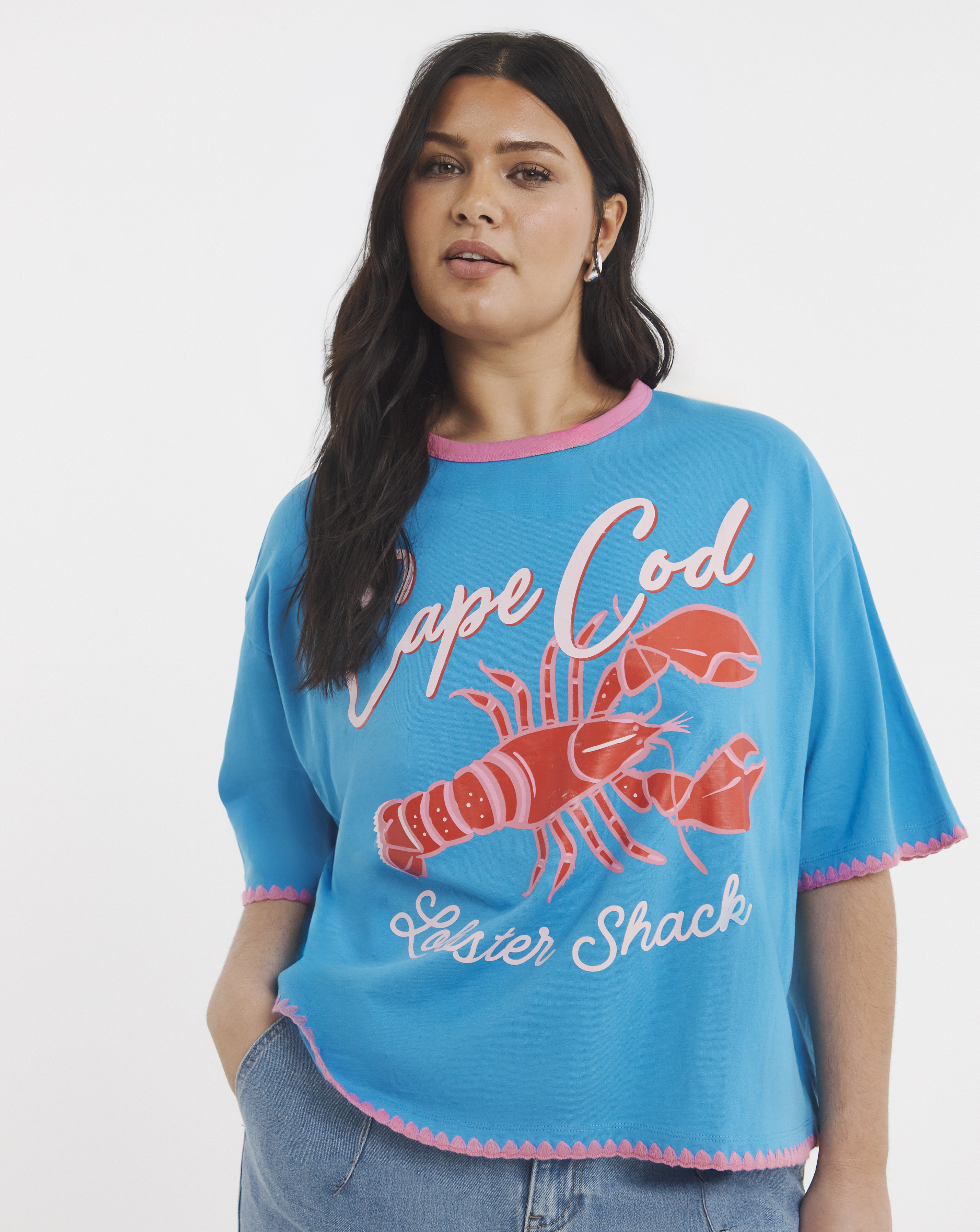 Cape Cod Lobster Graphic T-Shirt