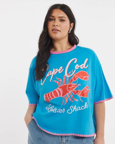 Cape Cod Lobster Graphic T-Shirt
