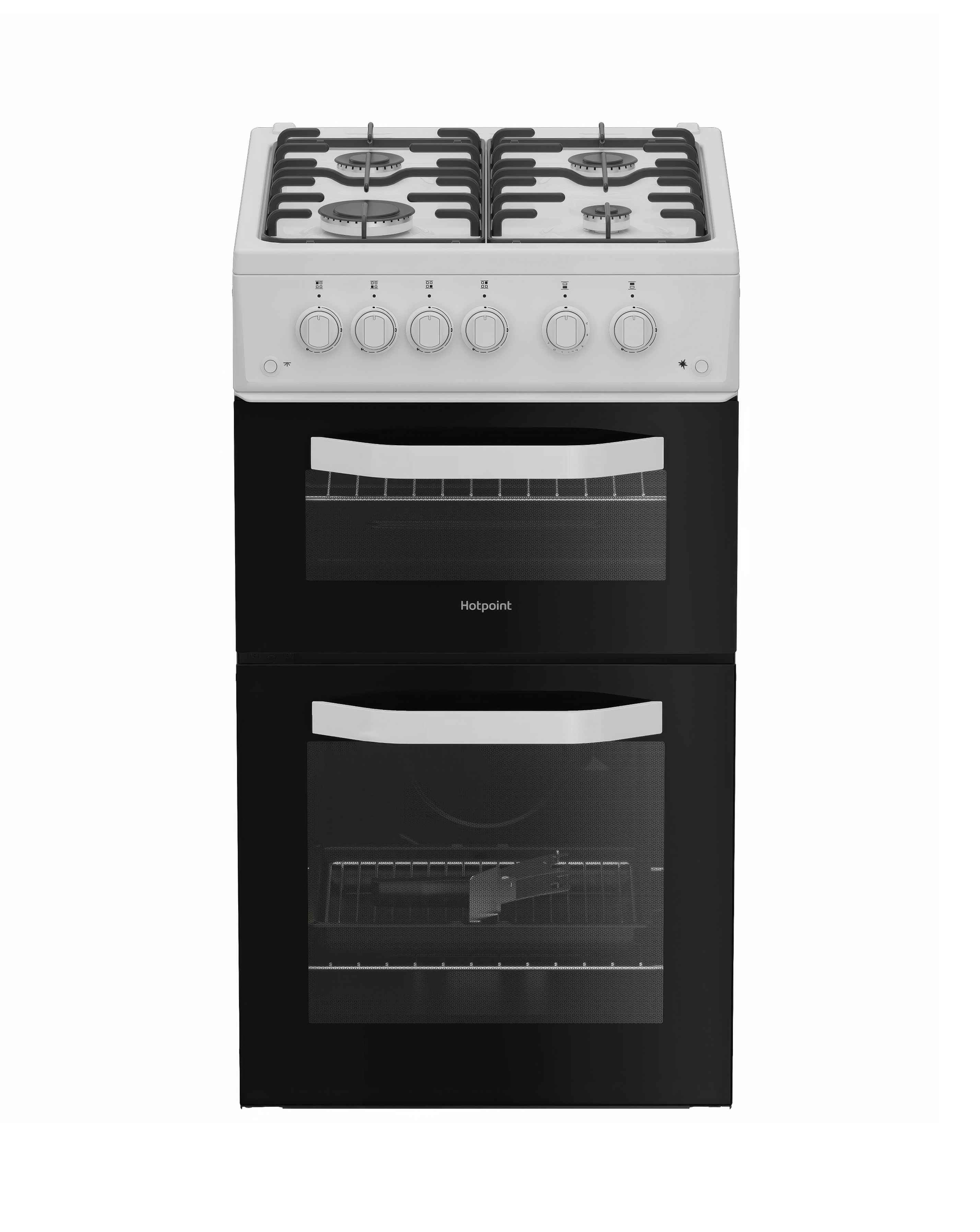 Hotpoint HTG5GCW Gas Twin Cooker White