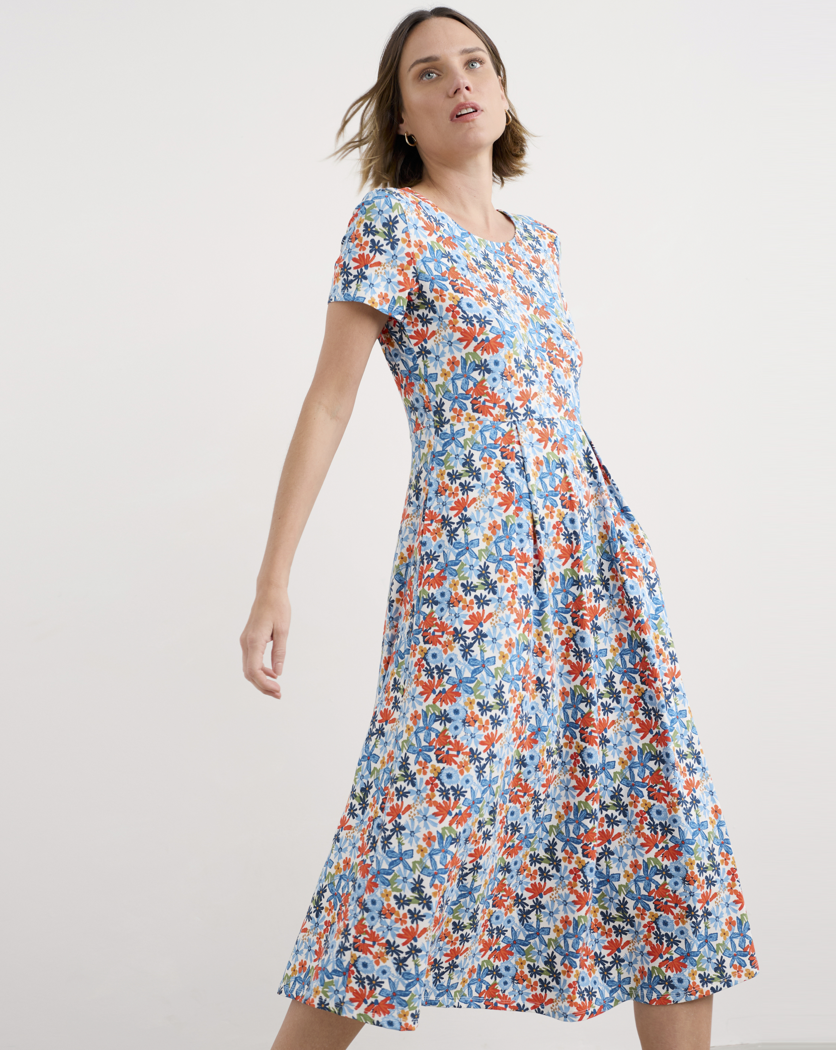 Seasalt Cornwall Veronica Dress Multi - Seasalt - Size8