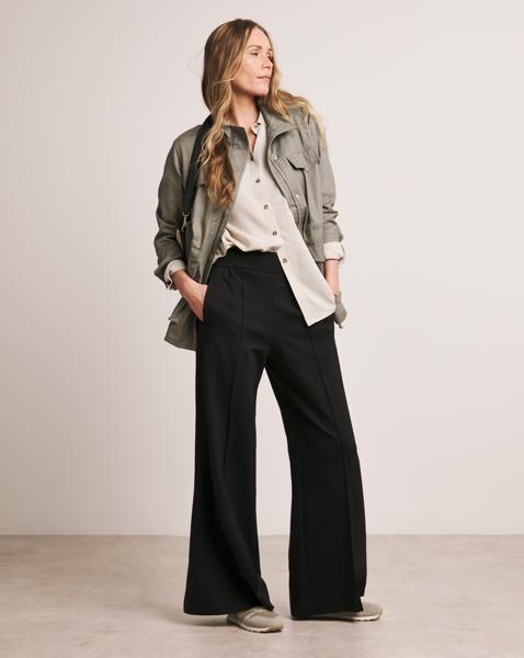 Anthology Ponte Pull On Wide Leg Trouser