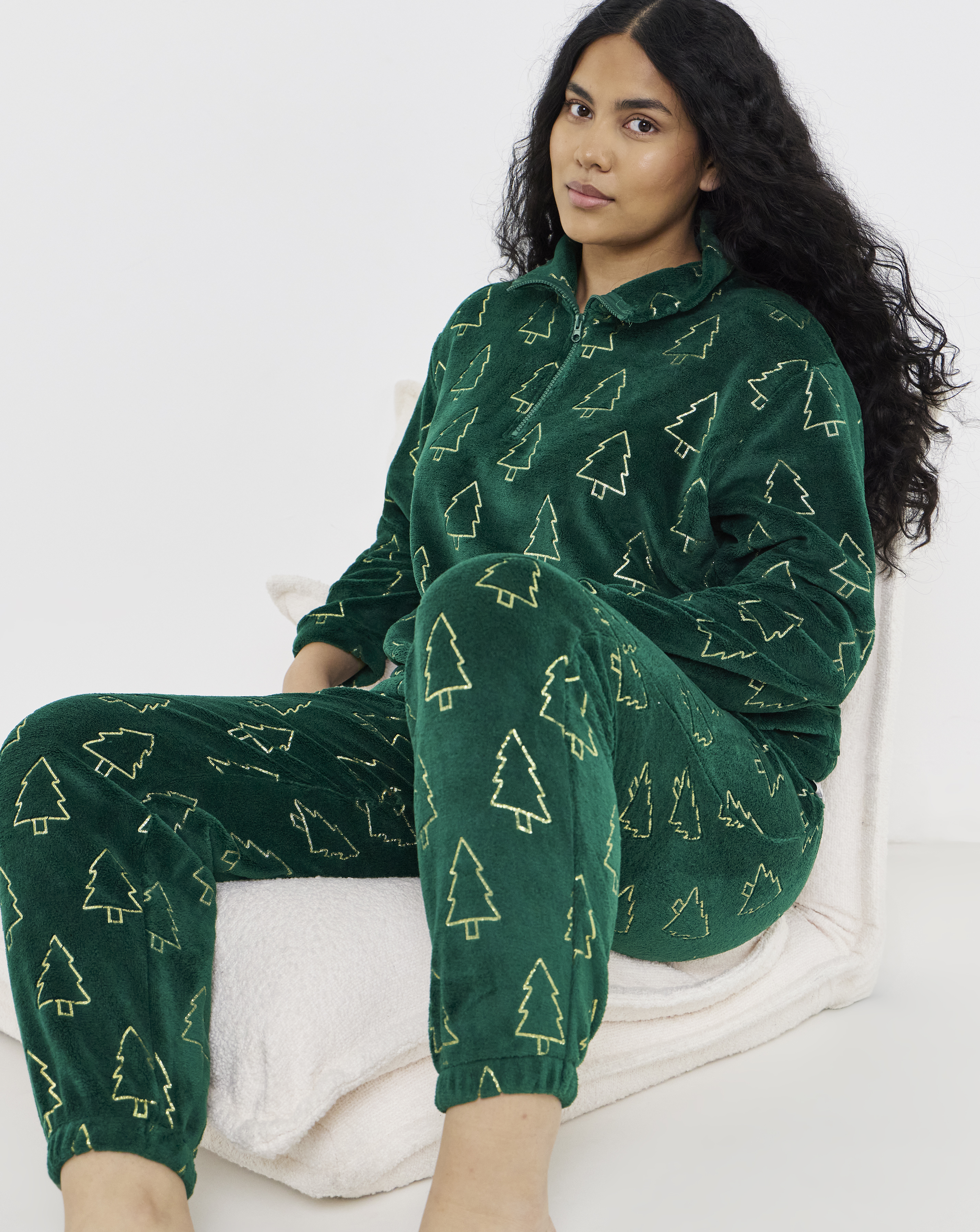 Pretty Secrets 1/4 Zip Fleece Twosie