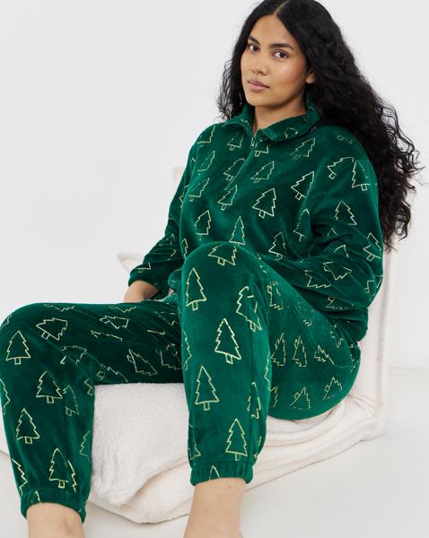 Pretty Secrets 1/4 Zip Fleece Twosie