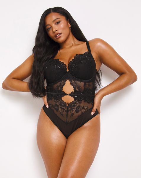 Ann Summers Icon Padded Body In Black | UK Size 12B/C Women's
