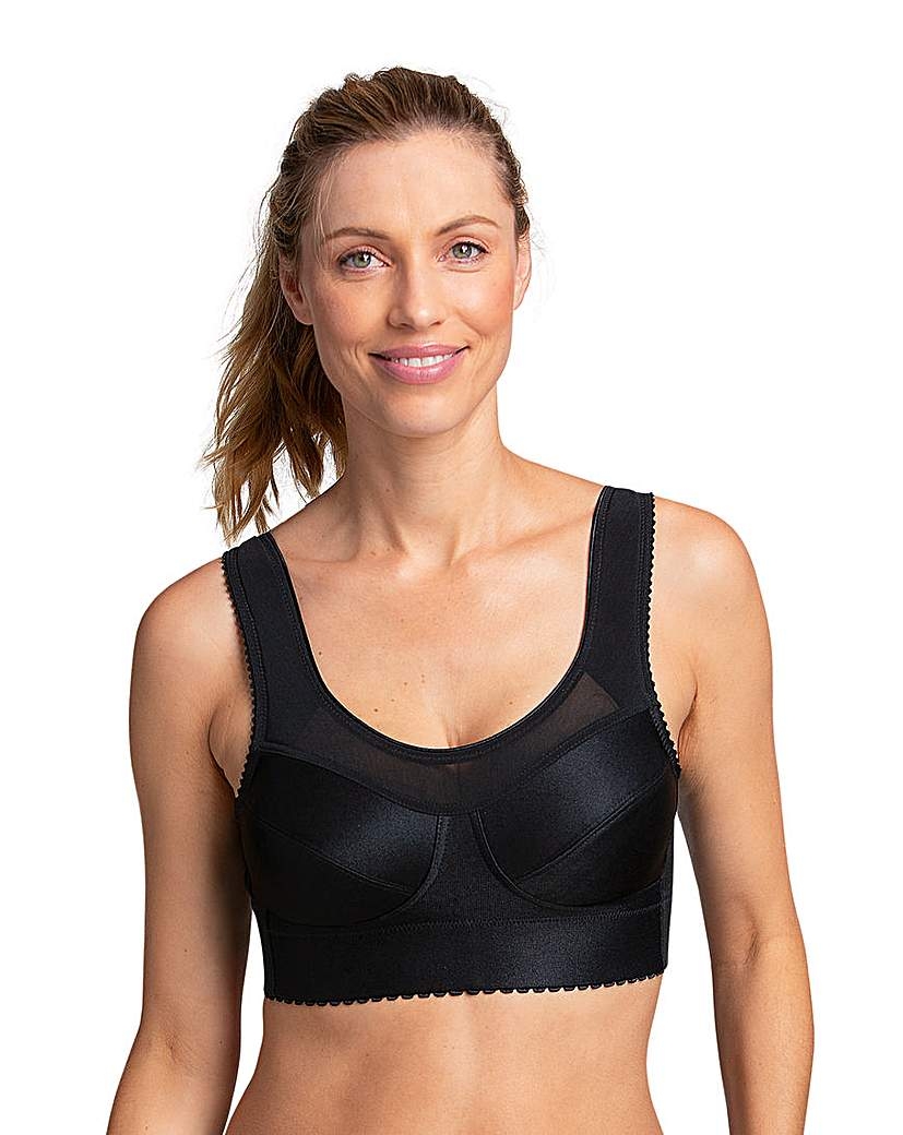 Miss Mary of Sweden Activity Bra - Non-wired Full Cup - Black - Size 42F