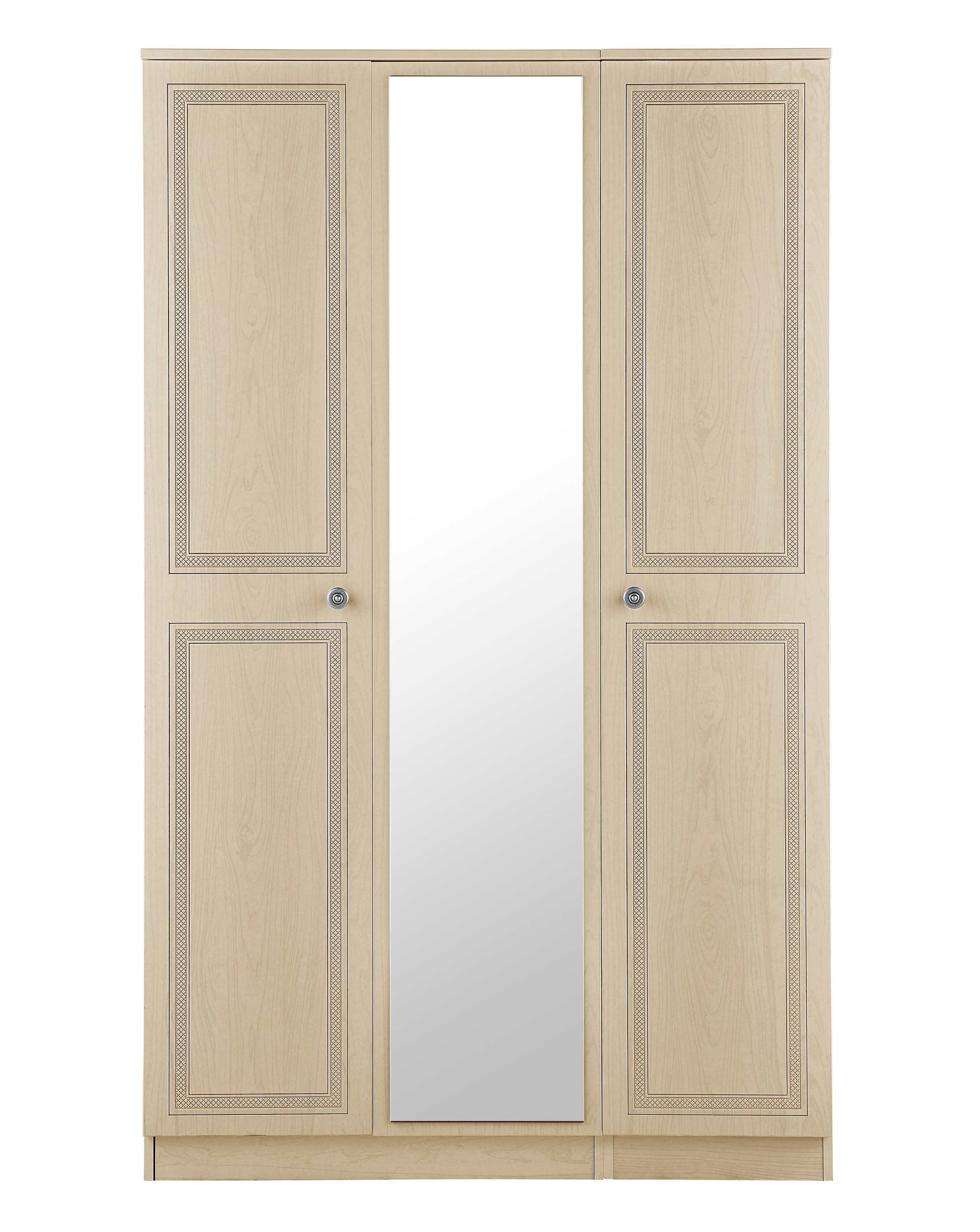 Richmond 3 Door Mirrored Wardrobe