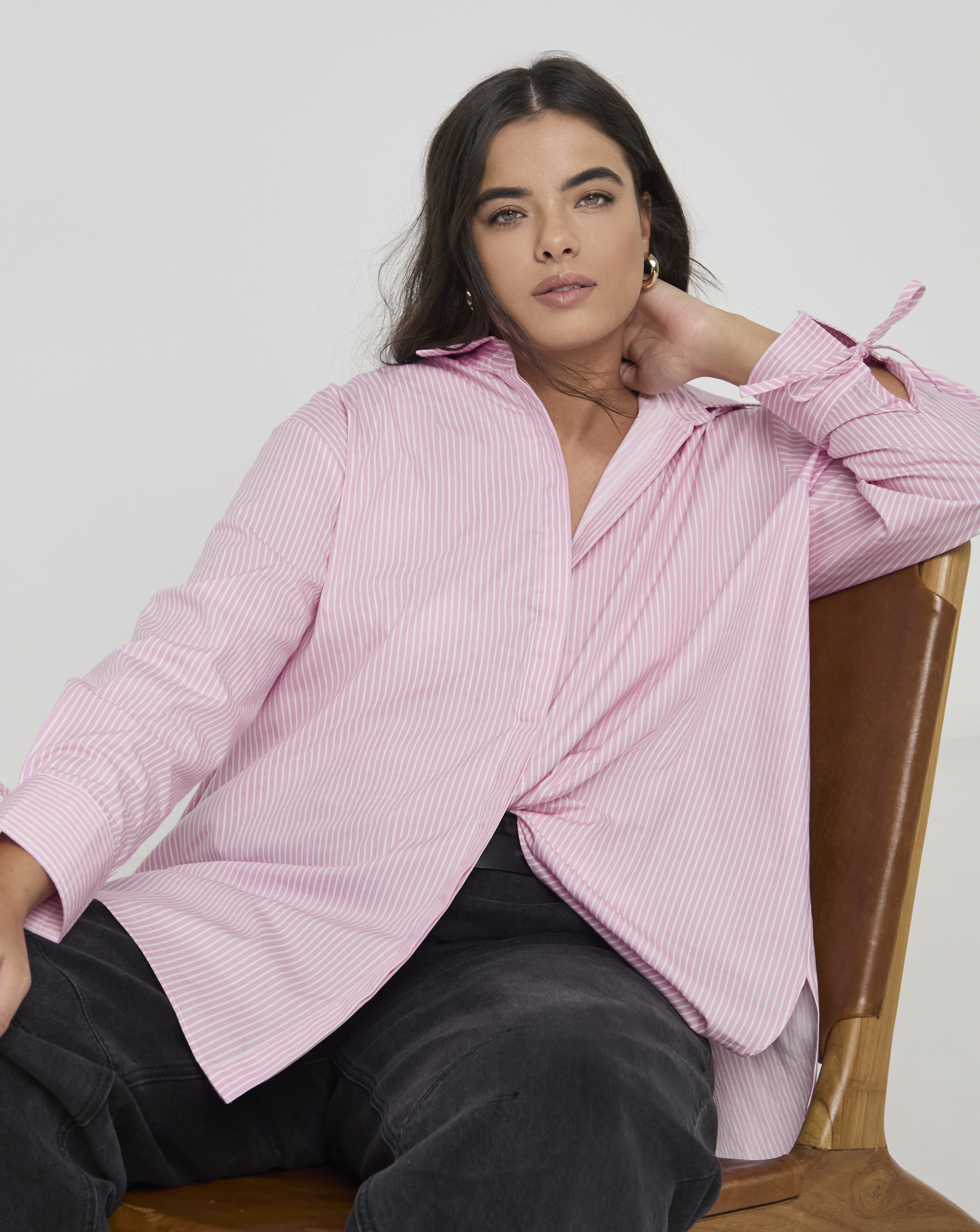 Simply Be Open Back Shirt