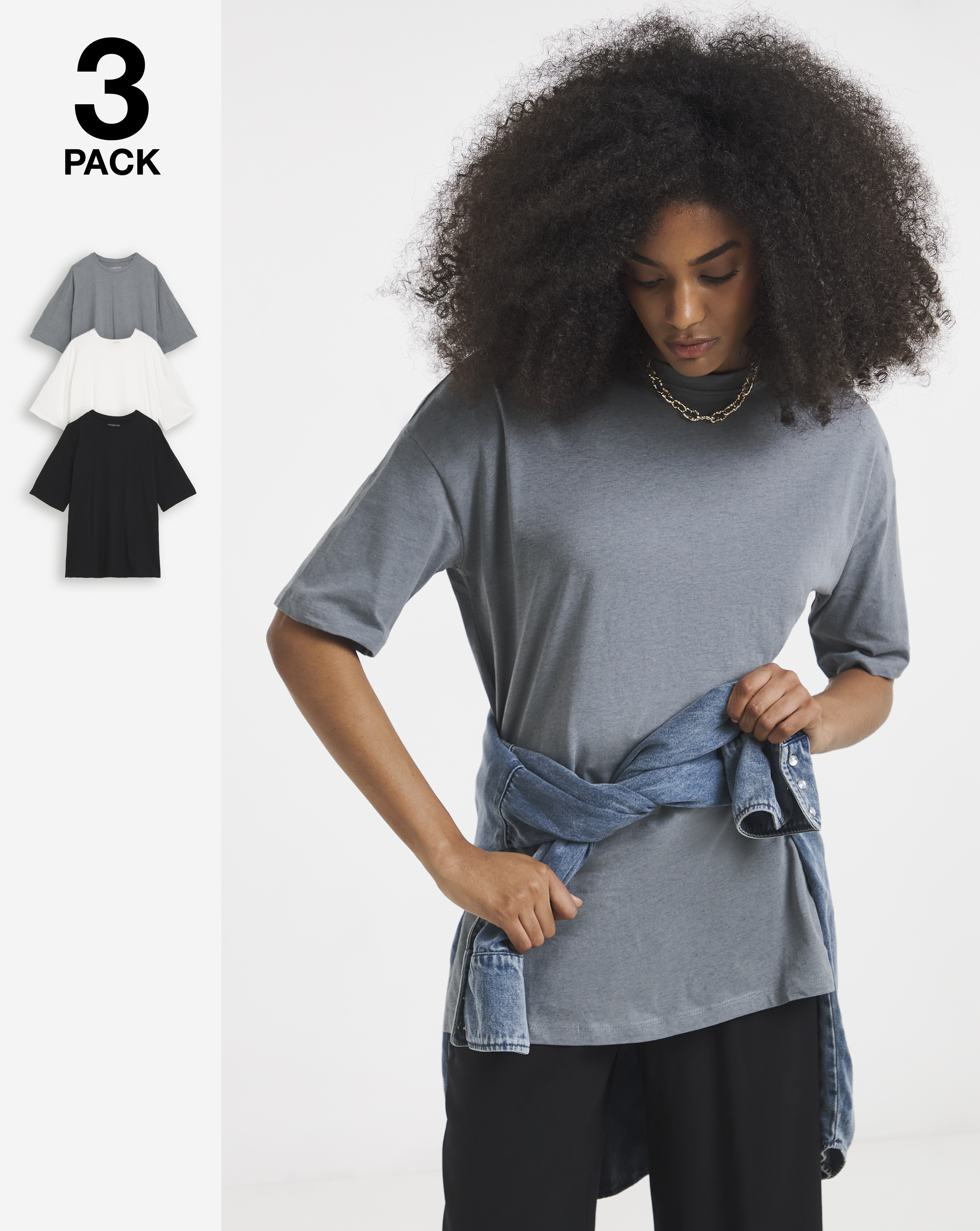 3 Pack Boyfriend T-Shirt