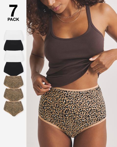 Pretty Secrets 7 Pack Full Fit Knickers