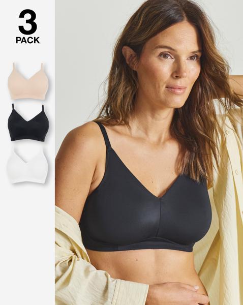 3 Pack Claire Micro NW Full Cup Bras