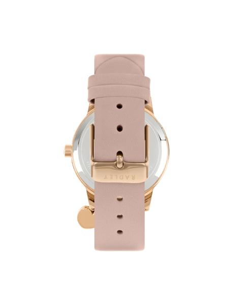 Radley Cobweb Leather Heart Charm Watch