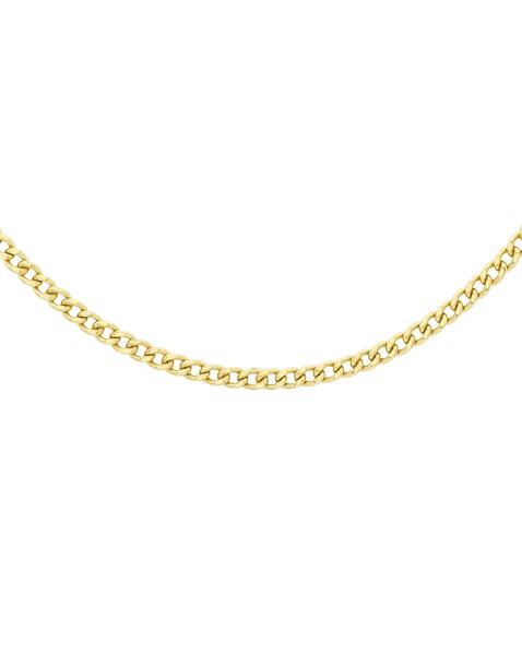 Sterling Silver GP Vermeil Curb Chain