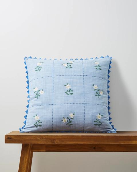 Julipa Amelia Floral Tiles Cushion