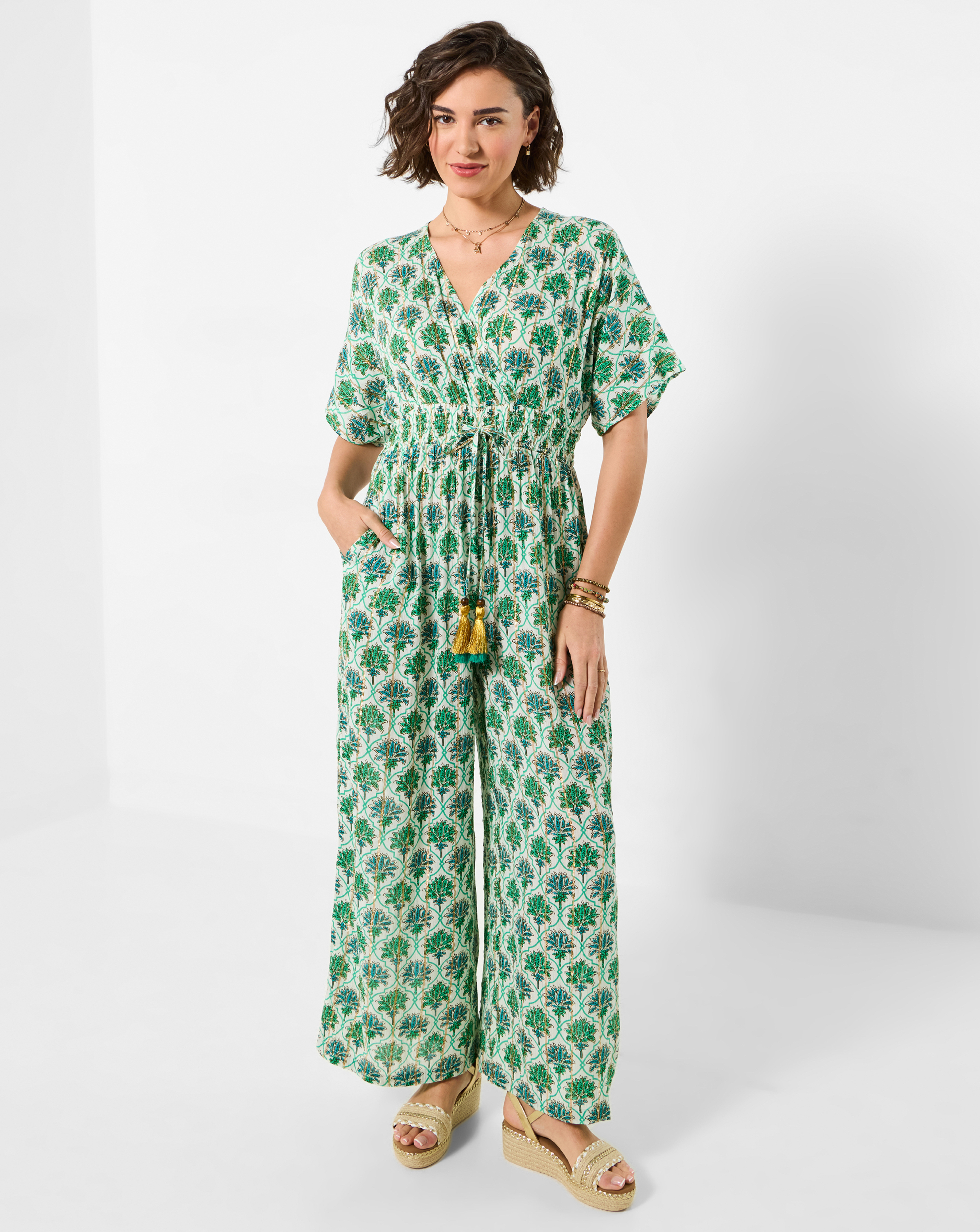 Ariana Printed Jumpsuit Petite