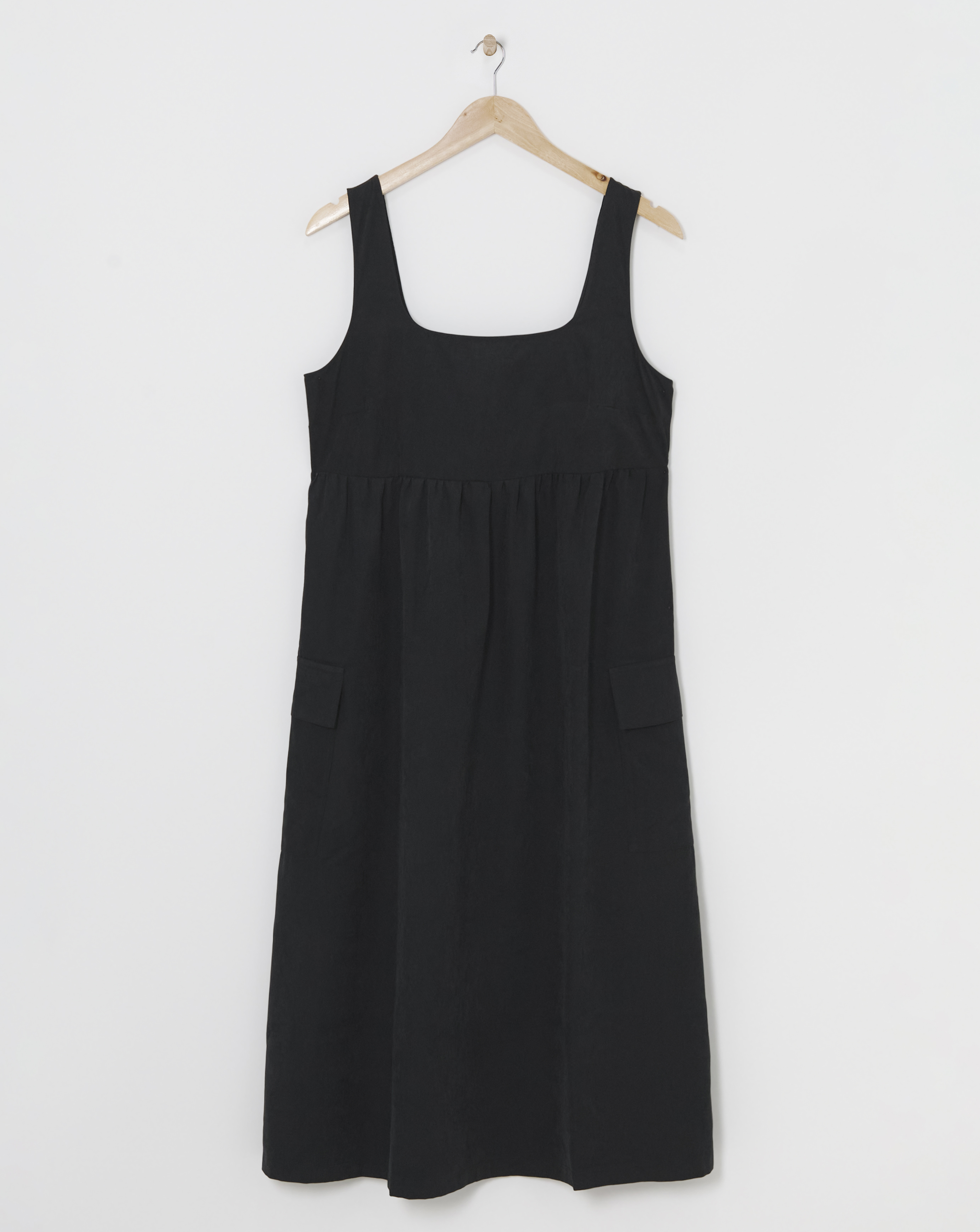 Simply Be - Women's Cargo Utility Midi Dress - Size 10 - Black - 91% Polyester 9% Polyamide - Black