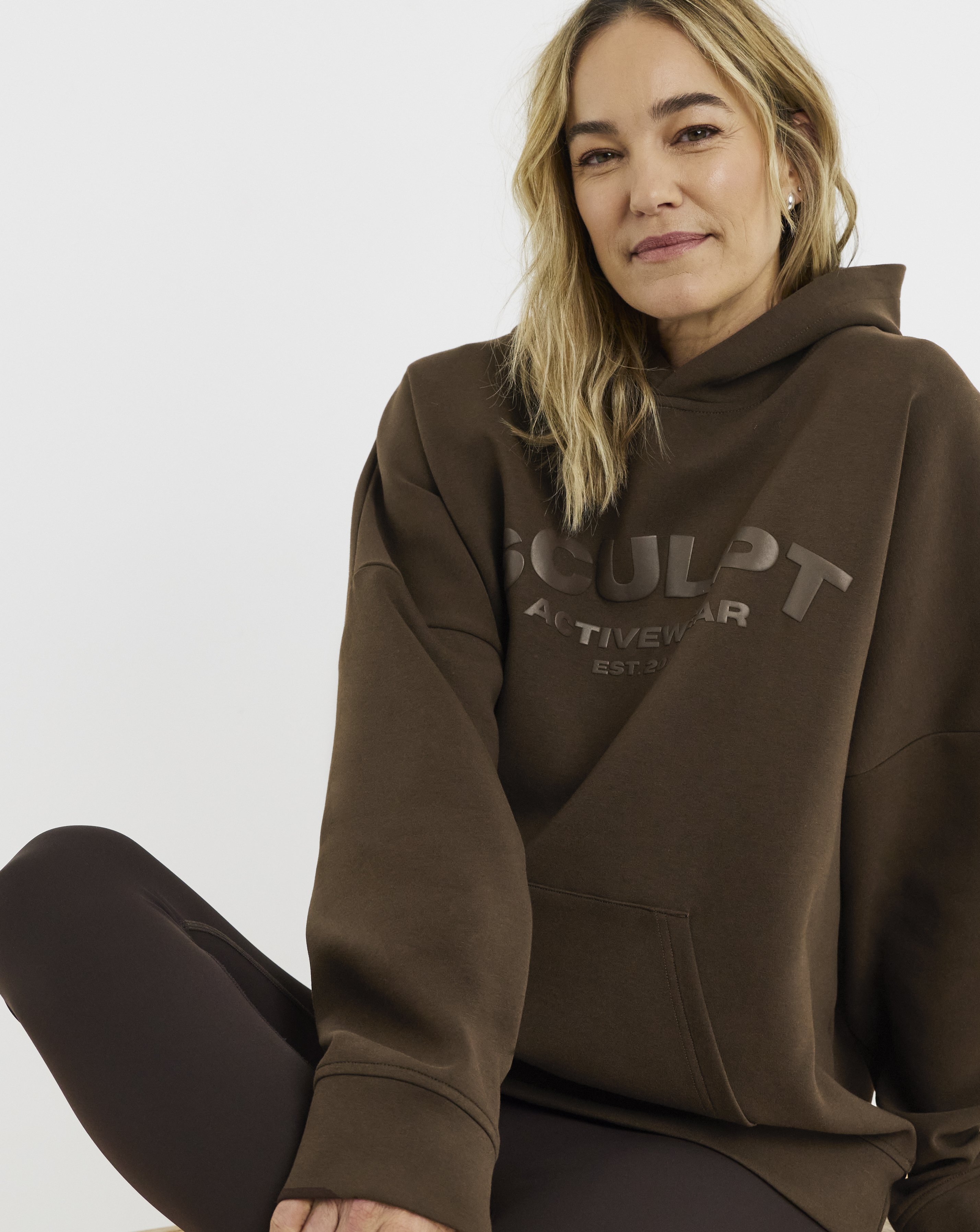 Sculpt Activewear Hoodie Espresso - Sculpt Activewear - SizeXL