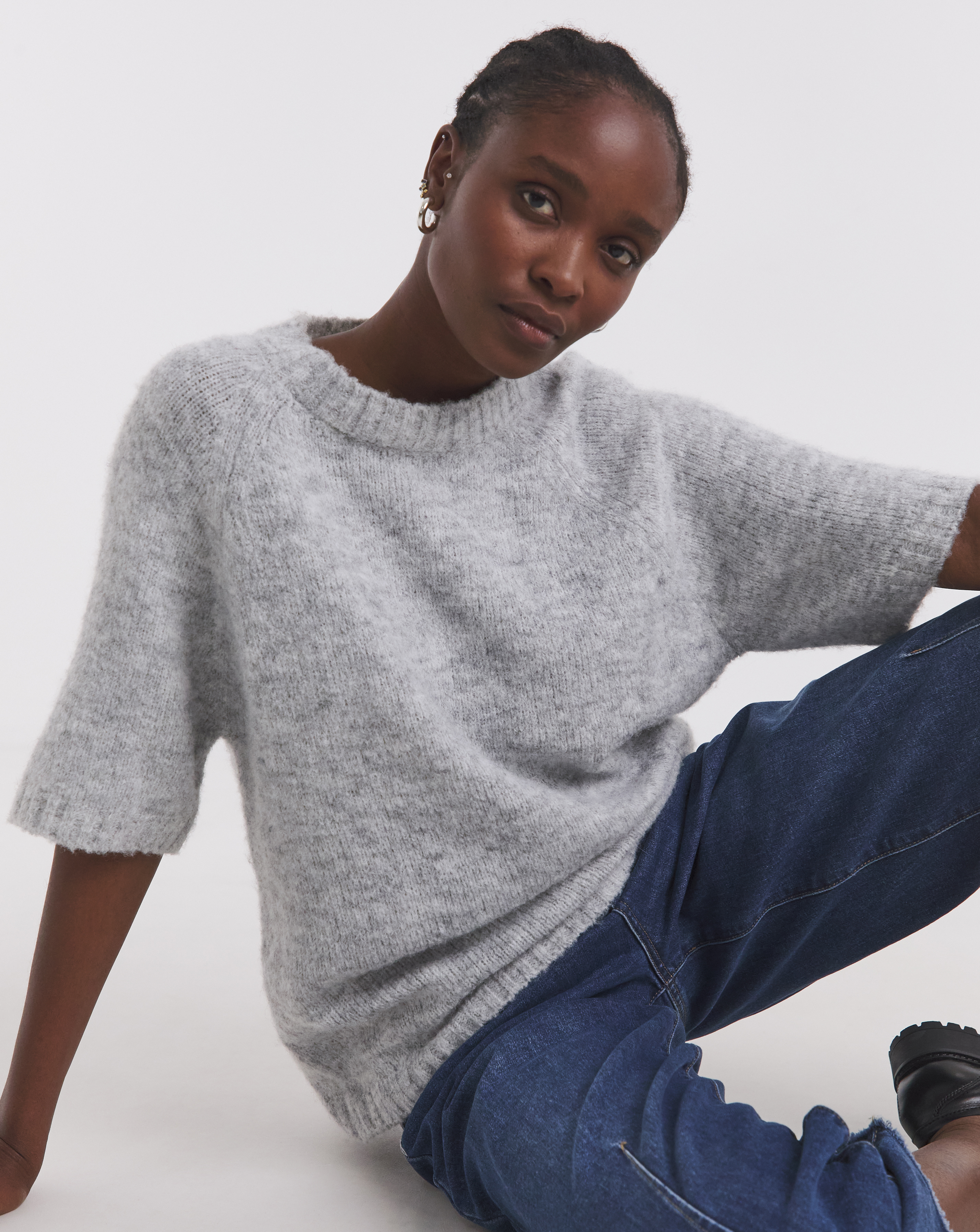 Simply Be Boxy Knitted Top