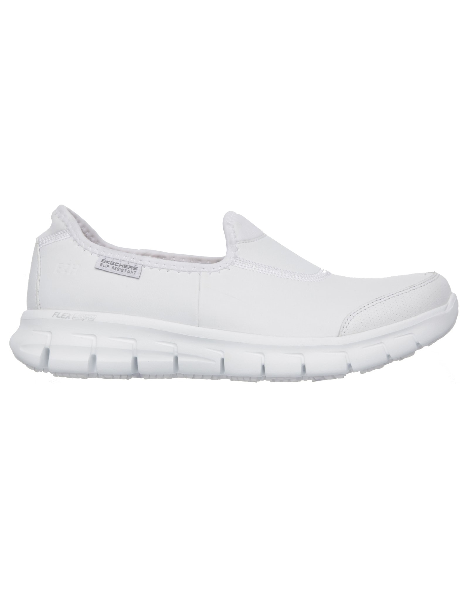 Skechers Sure Track Slip On Shoes White - Skechers Workwear - Size3