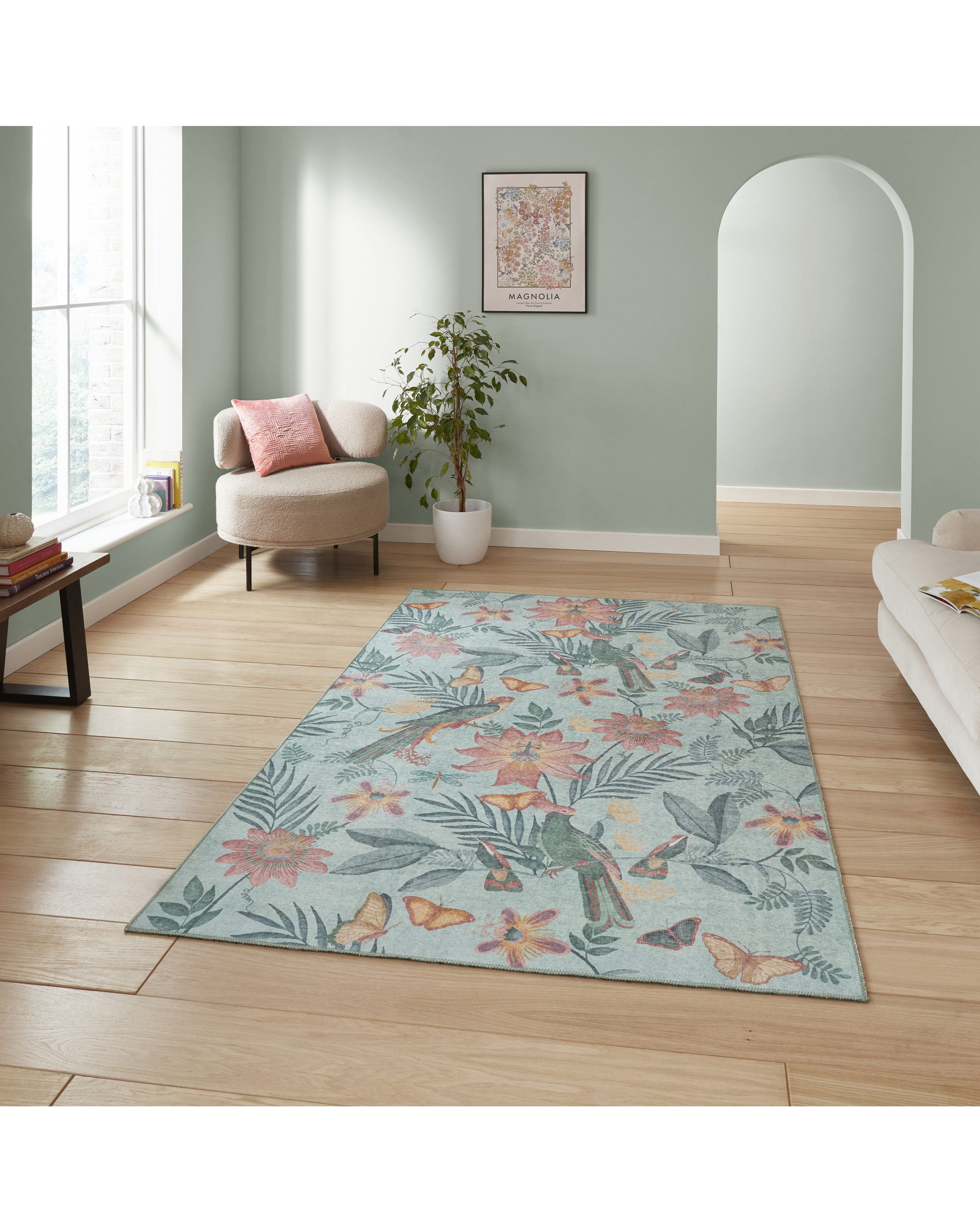 Catherine Lansfield Amaya Birds Rug