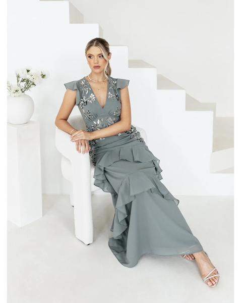 Maya Deluxe Embellished Dress