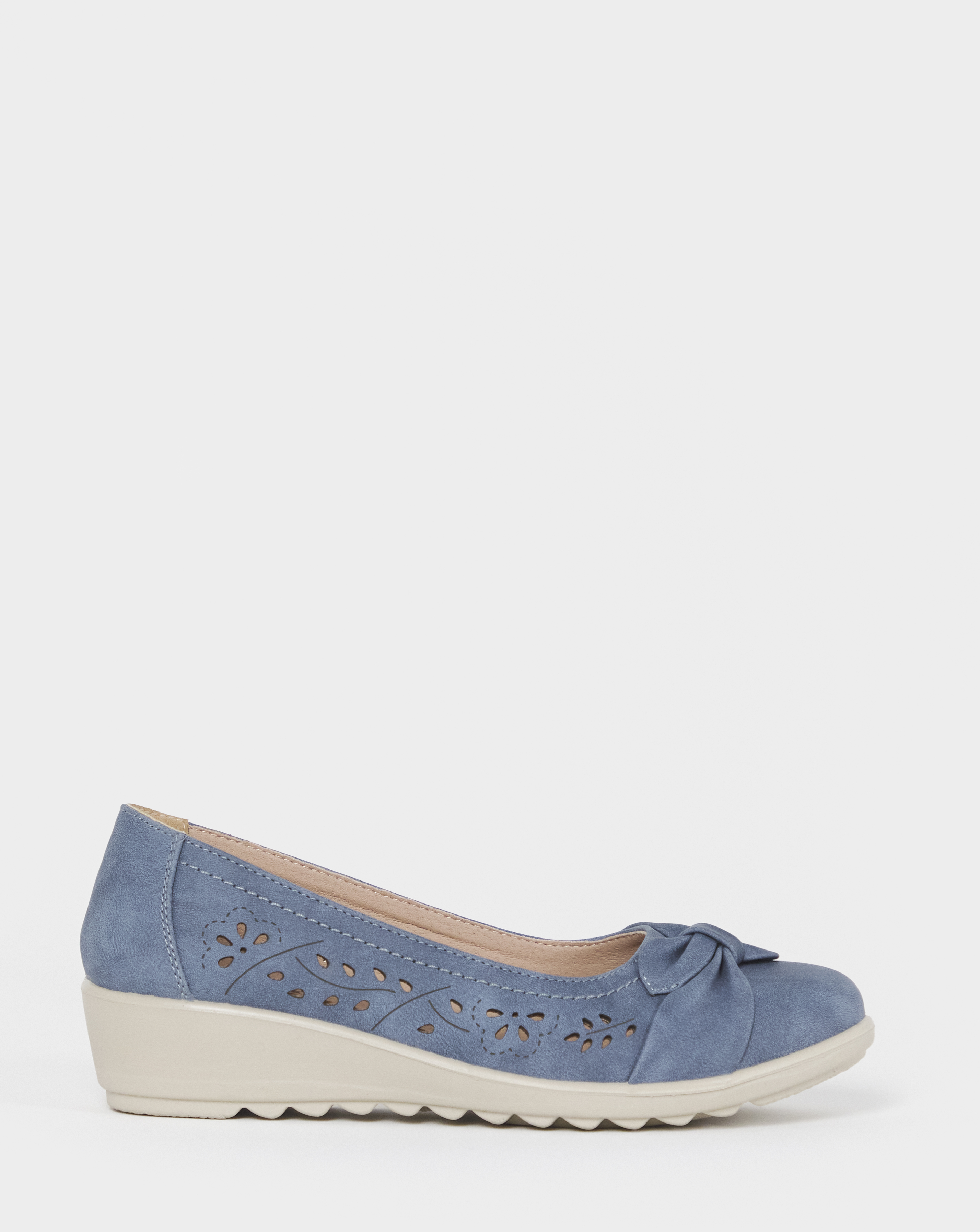 Cushion Walk Wedge Ballerinas EEE Fit