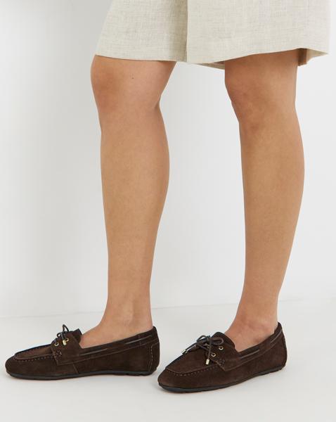Classic Leather Boat Shoe Wide