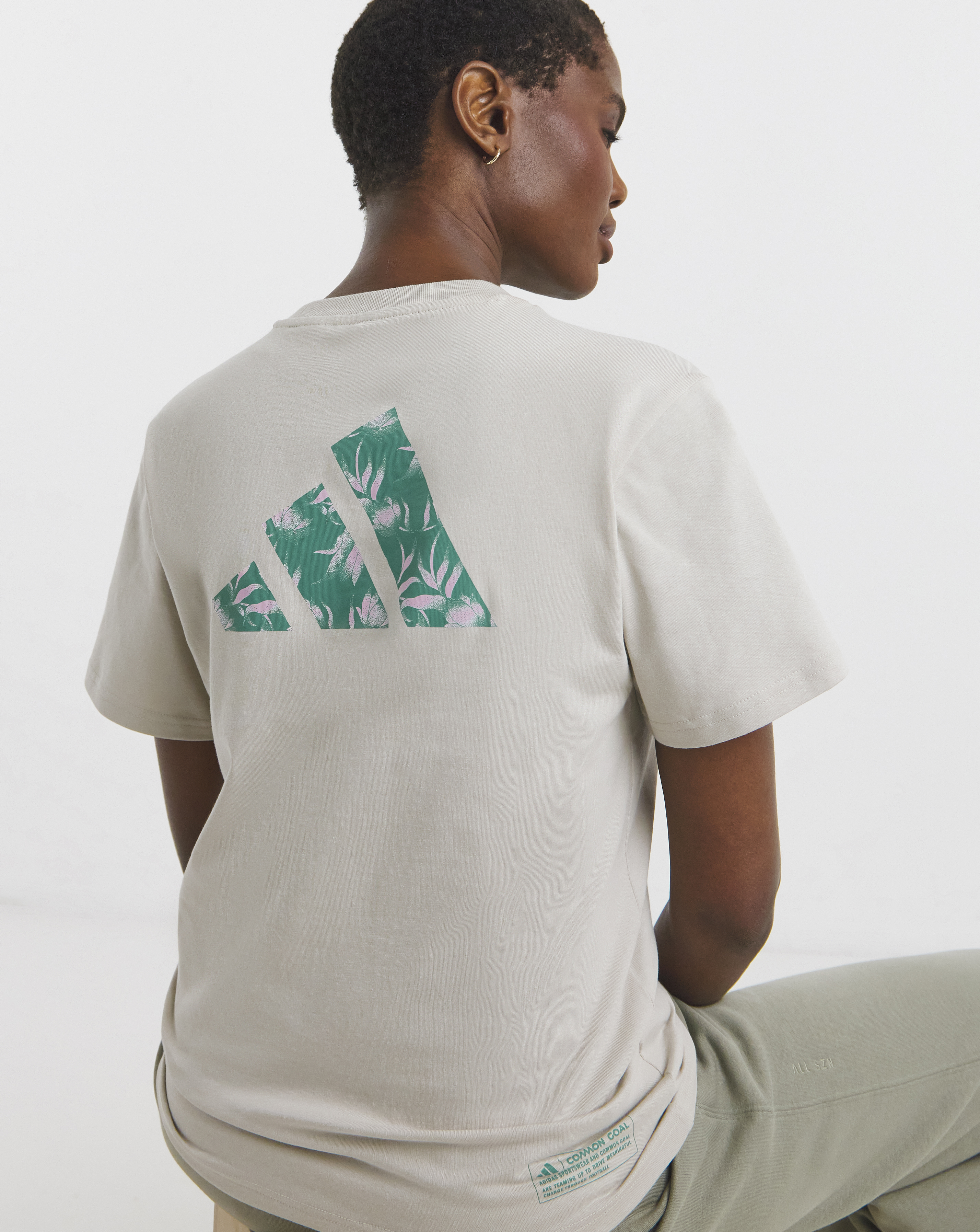 Adidas Trio Floral T-Shirt