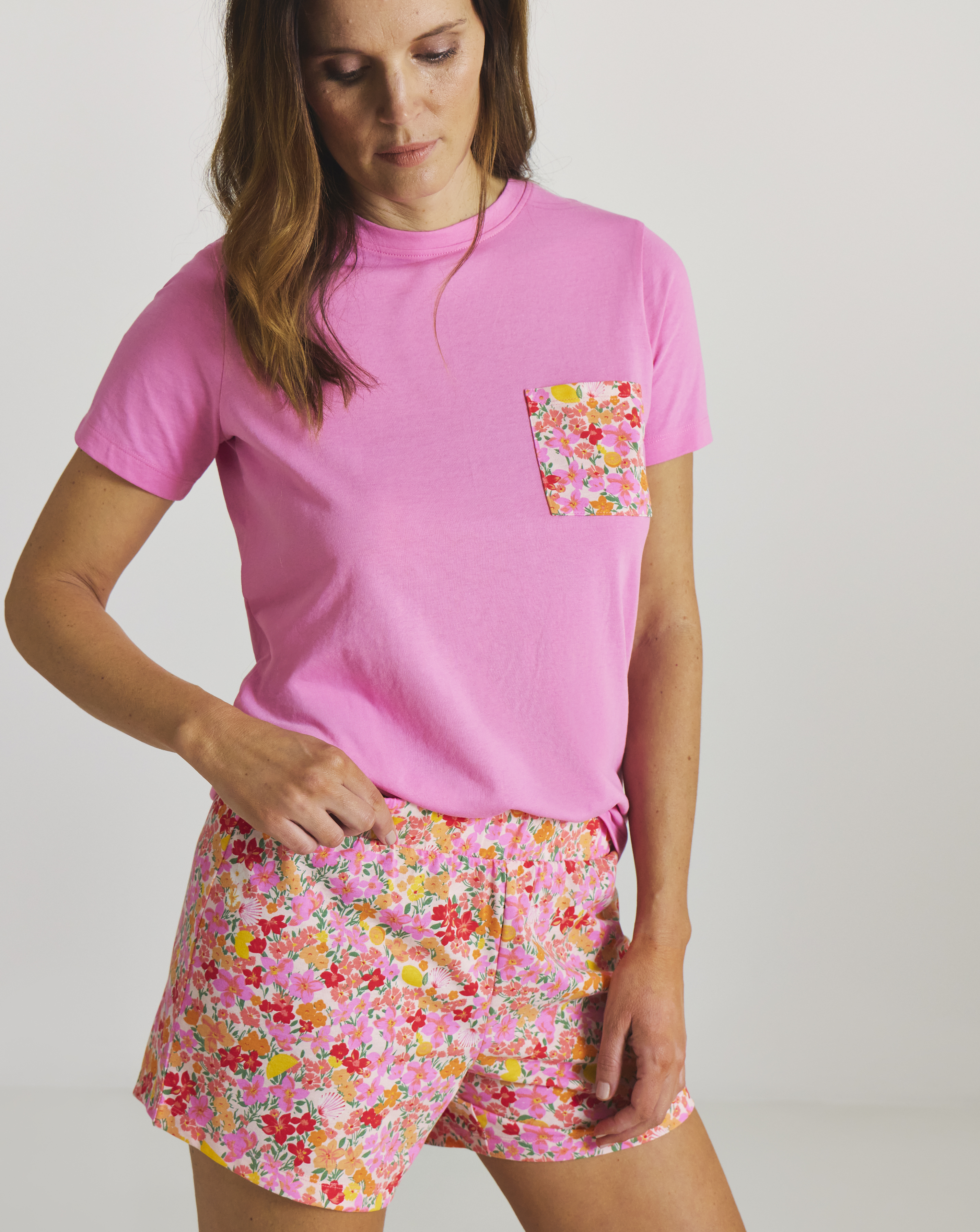 JD Williams Floral Shortie Set
