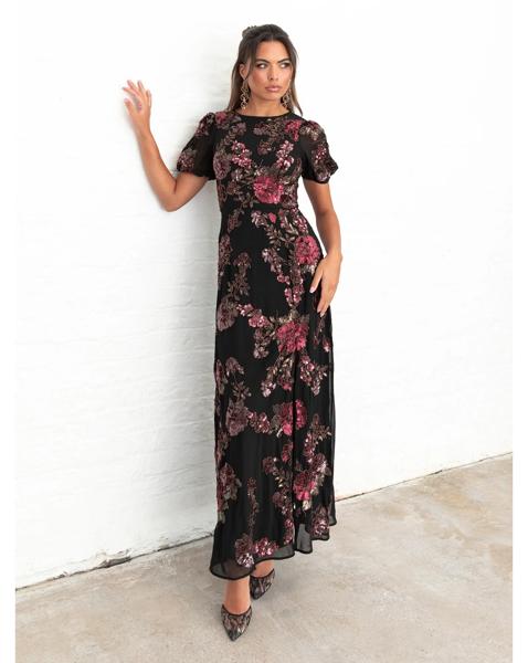 Maya Deluxe Embellished Dress