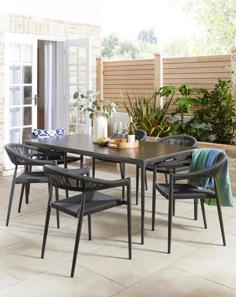 Sicily Premium Sintered Stone Dining Set