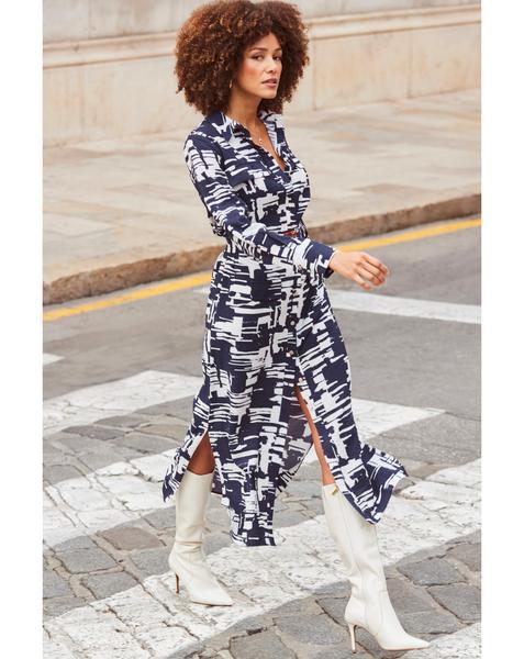 Sosandar Abstract Luxe Utility Dress