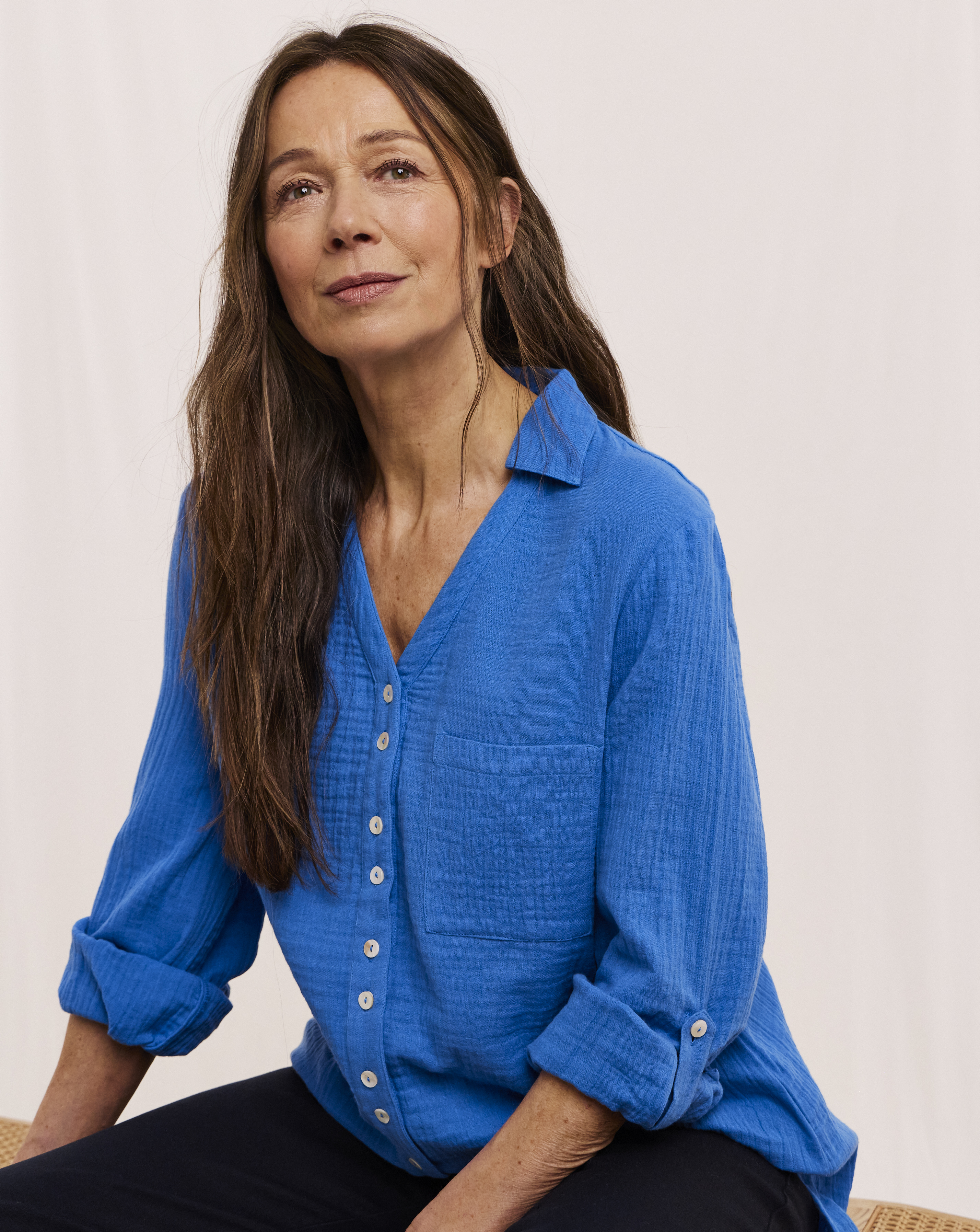 Julipa Longline Cheesecloth Shirt