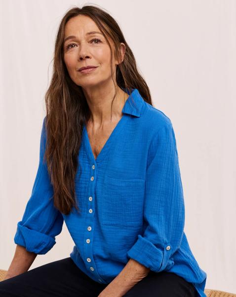 Julipa Longline Cheesecloth Shirt