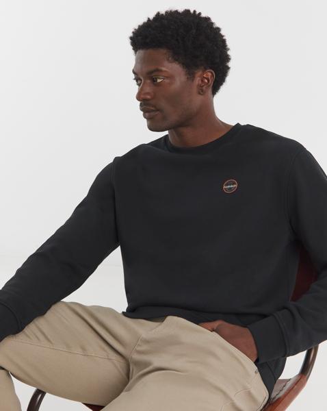 Napapijri Badge Logo Sweatshirt - Black