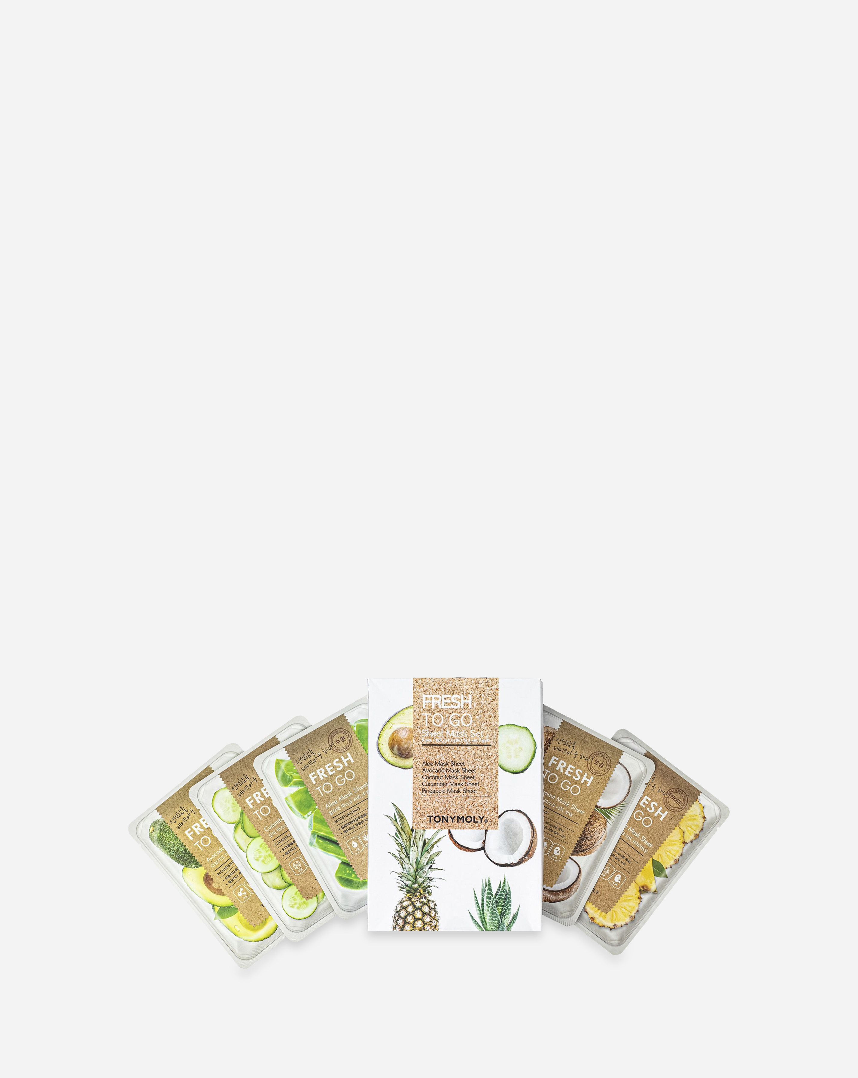 TONYMOLY Fresh To Go Sheet Mask Set