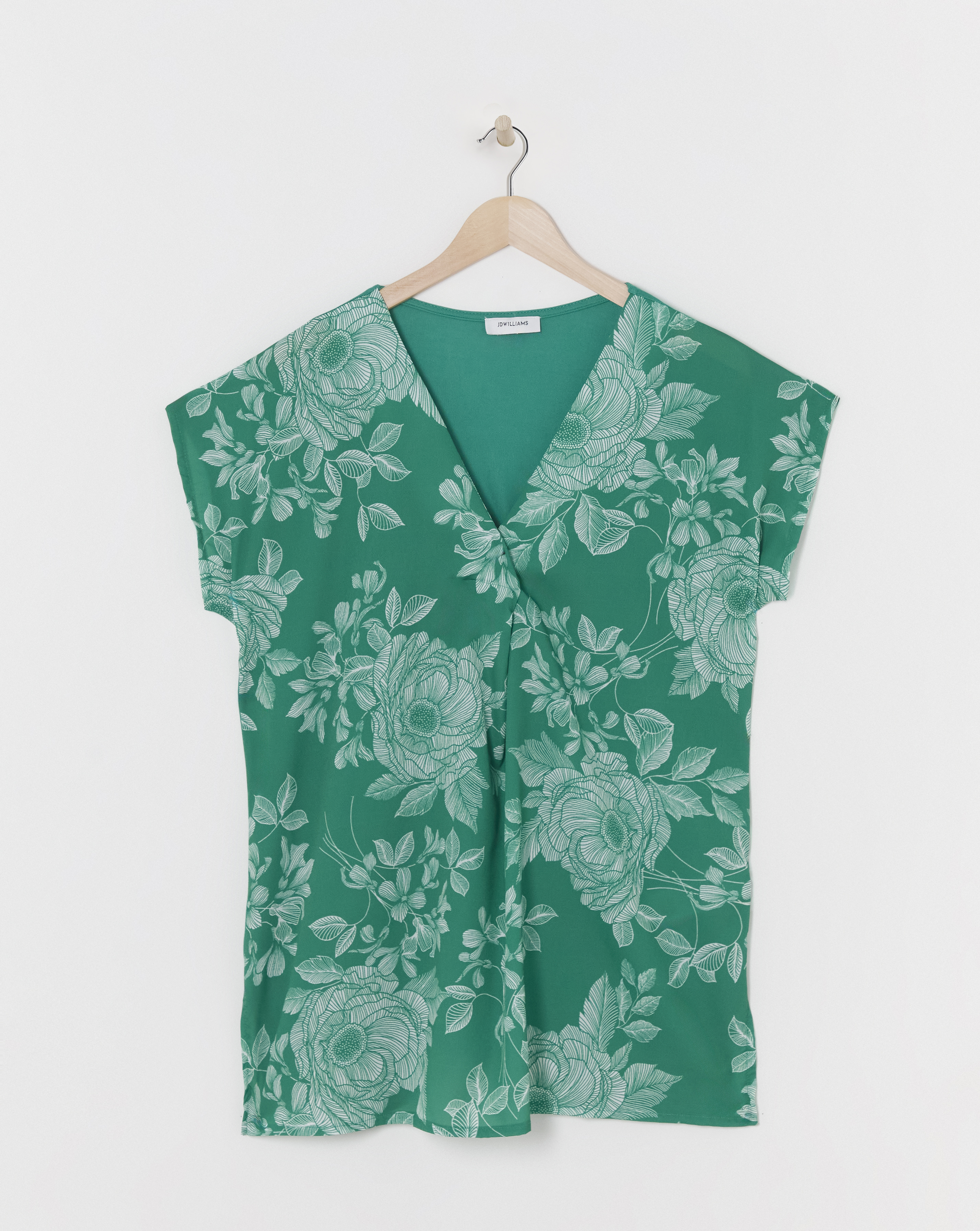 Floral Woven Front Top