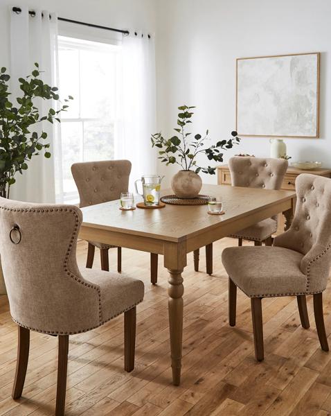 Margot Table with 4 Studded Mabel Chairs