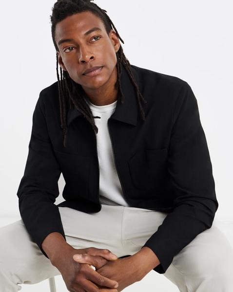 Tailored Zip Harrington