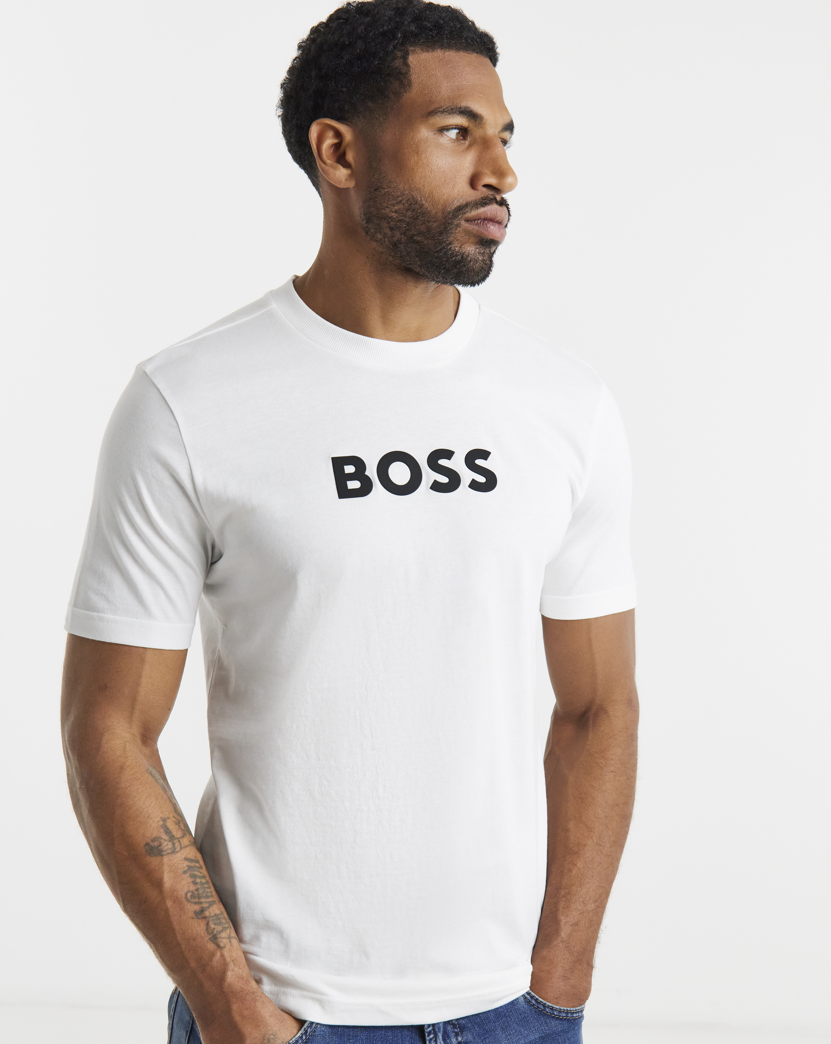BOSS Short Sleeve Large Logo T-Shirt