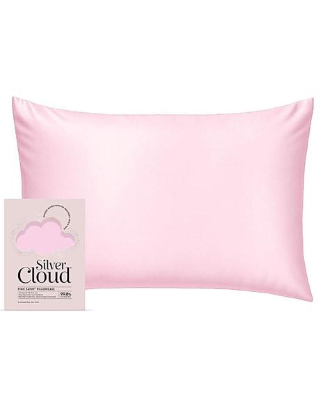 Silver Cloud Pink Satin Pillowcase