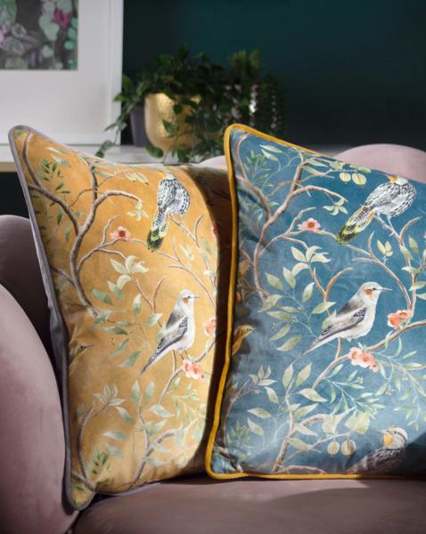 Wylder Chinoiserie Birds Cushion Cover