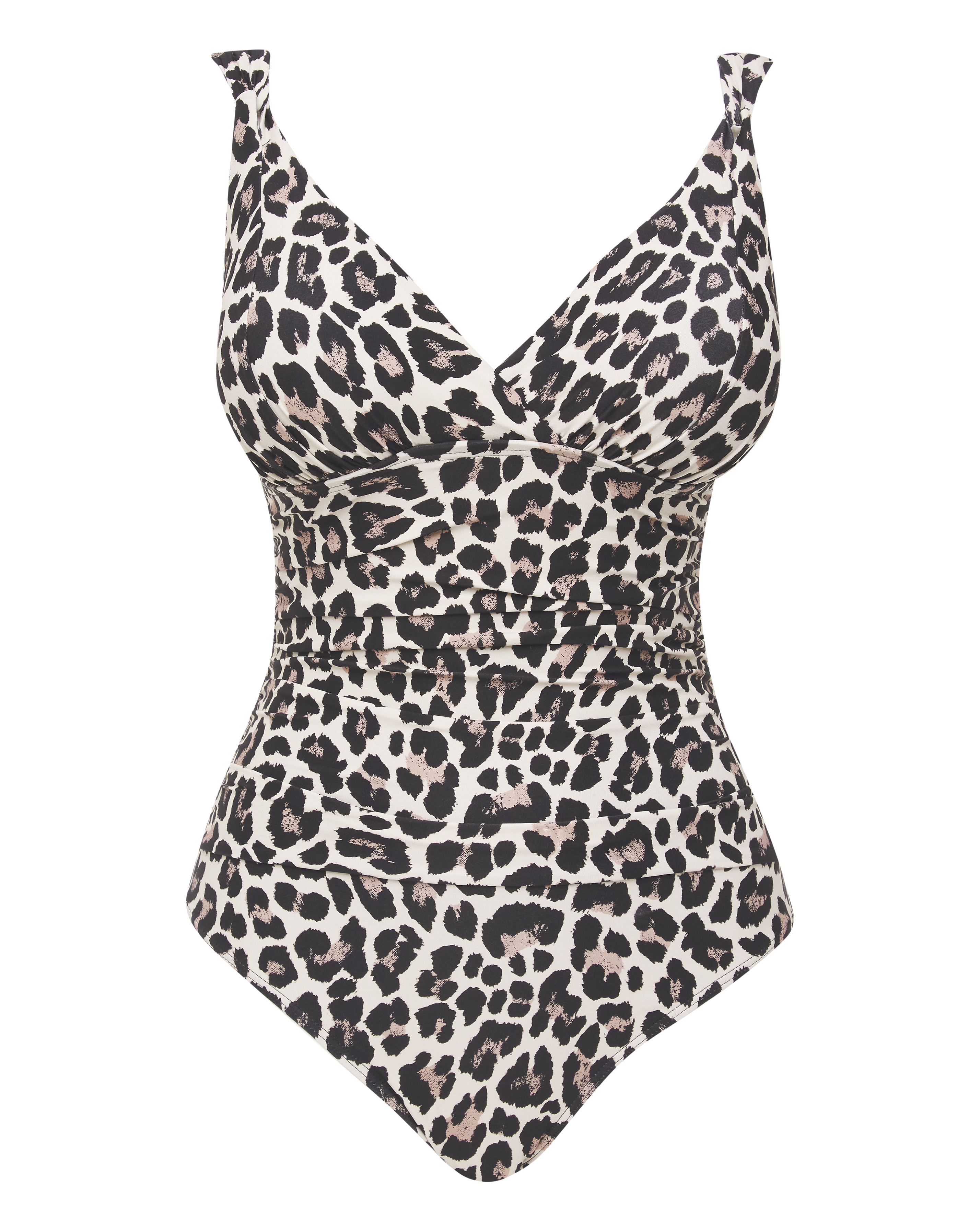 MAGISCULPT Lose Up To An Inch Swimsuit - Leopard - Size 32 - Women's