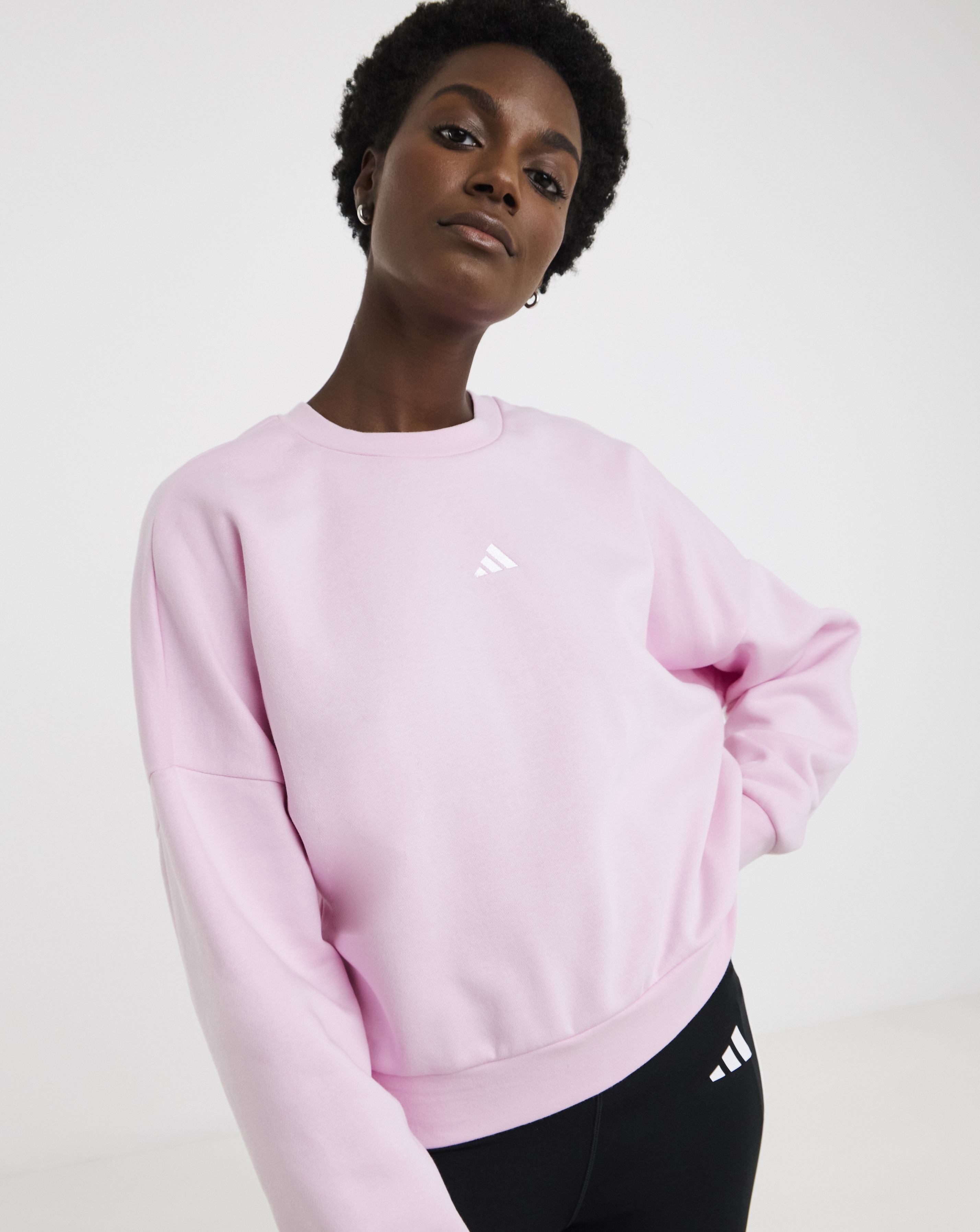 adidas Small Logo Fleece Sweatshirt