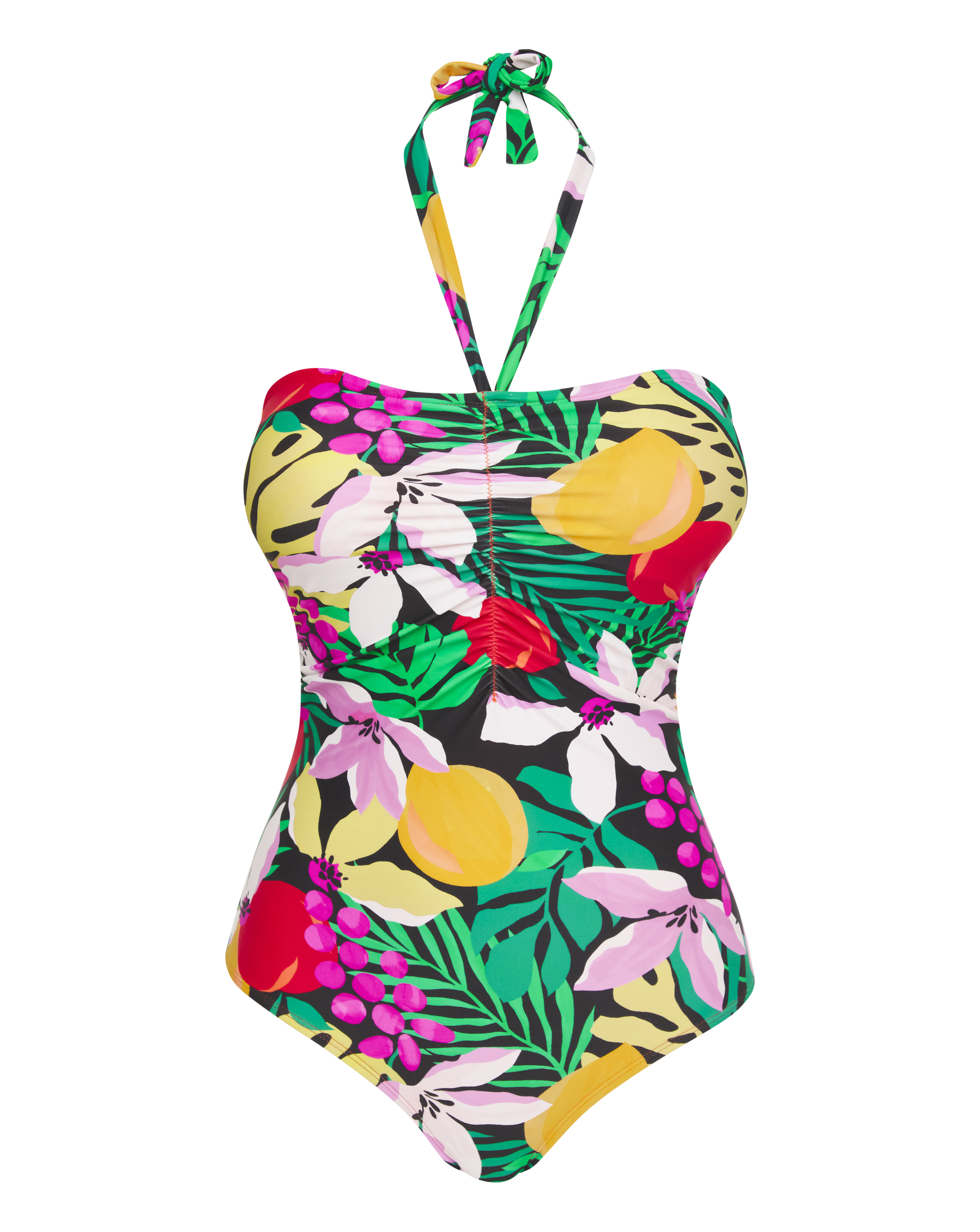 Fruit Bandeau Swimsuit