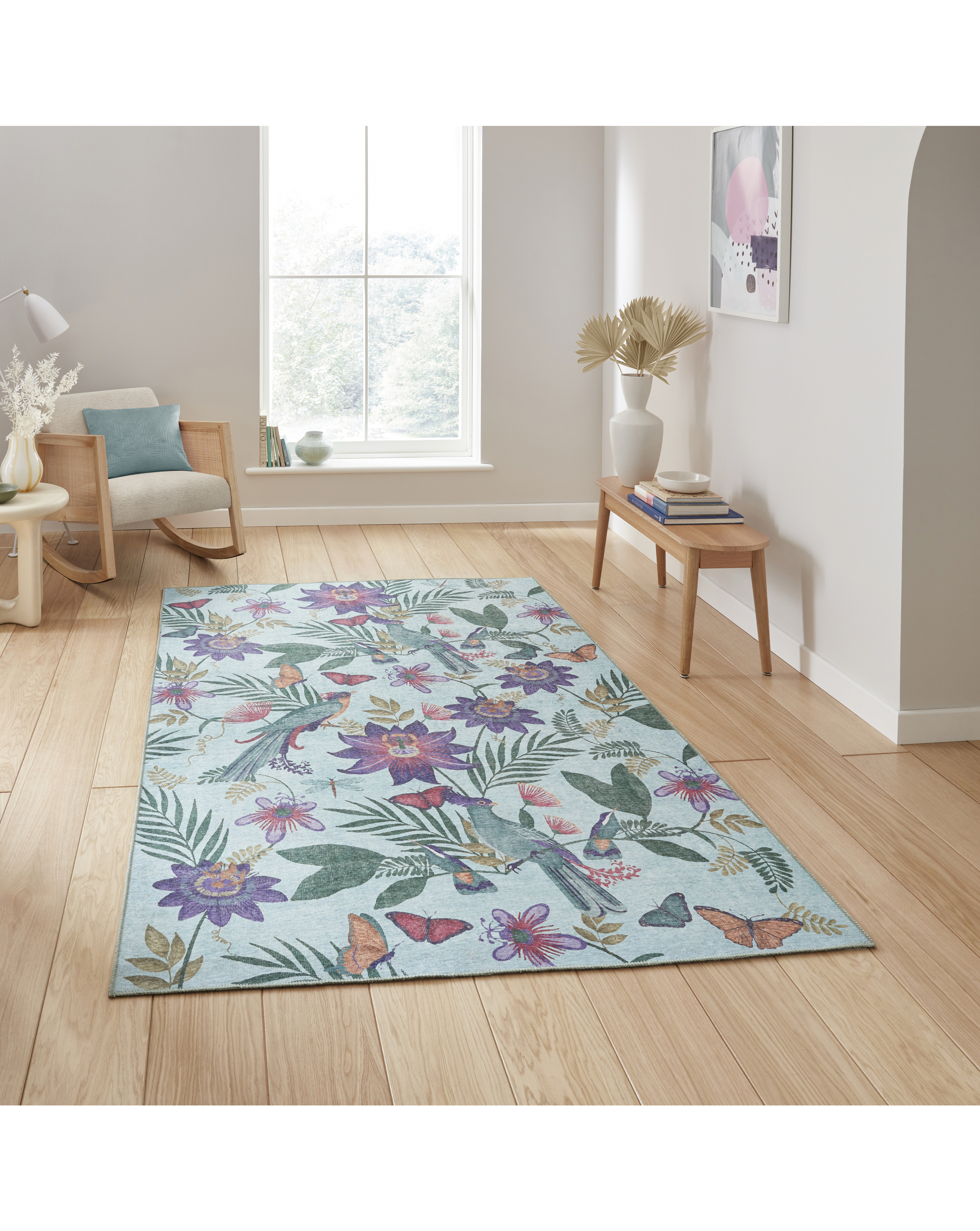 Catherine Lansfield Amaya Birds Rug